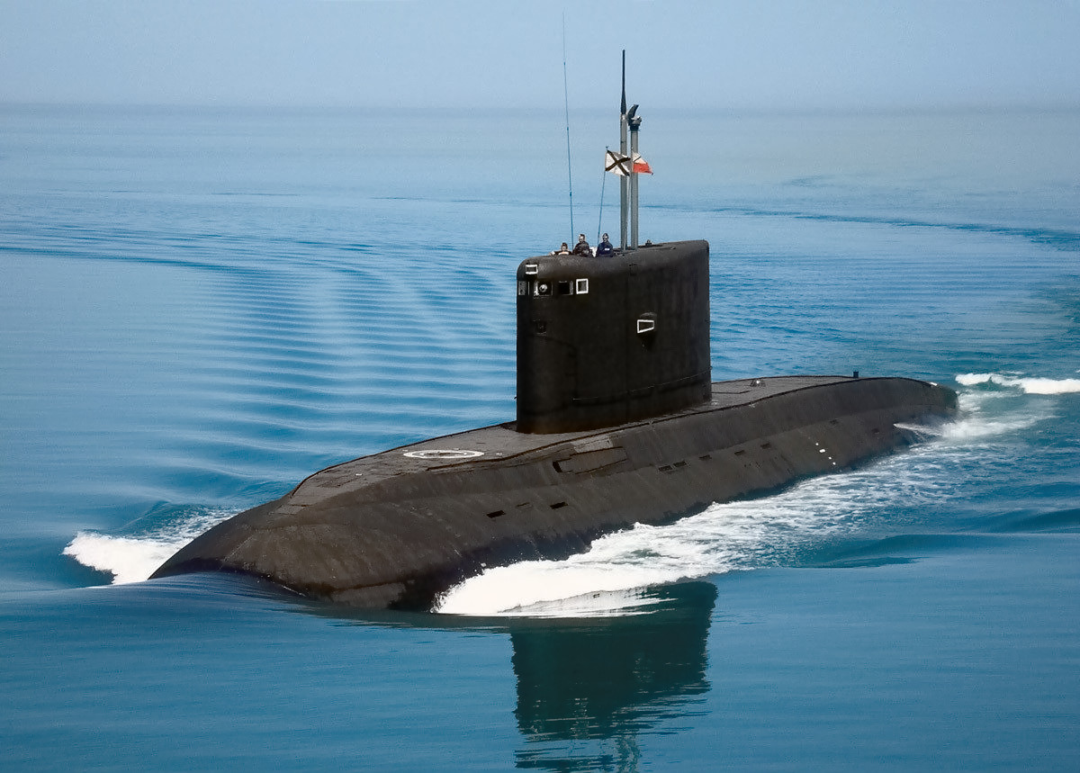 Russian Kilo-class subs: Foreign parts replaced, reliability suffers due to corruption.