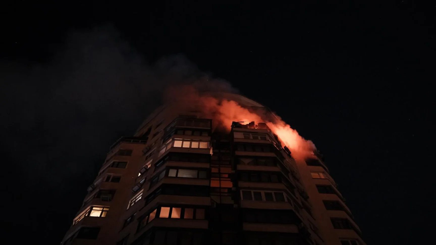 Six injured in massive Russian missile and drone attack on Kyiv
