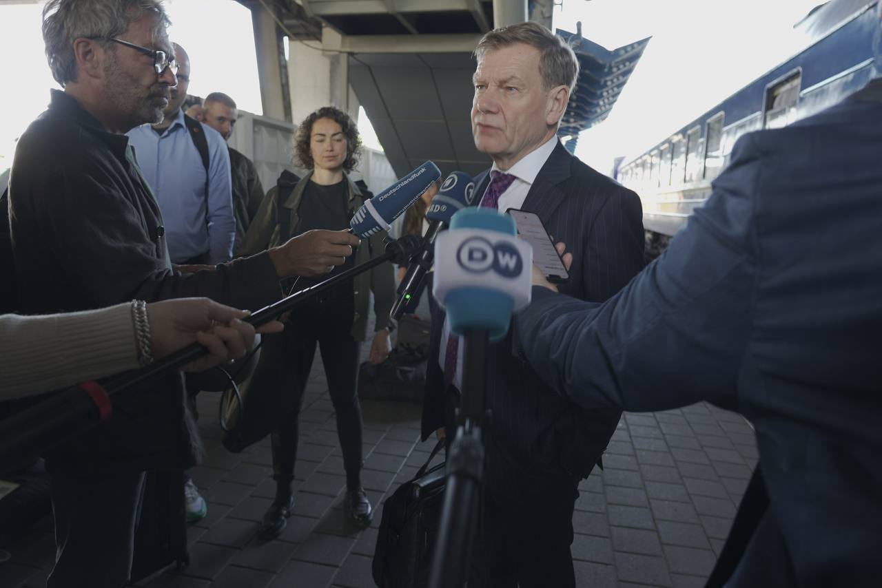 German foreign minister visits Kyiv