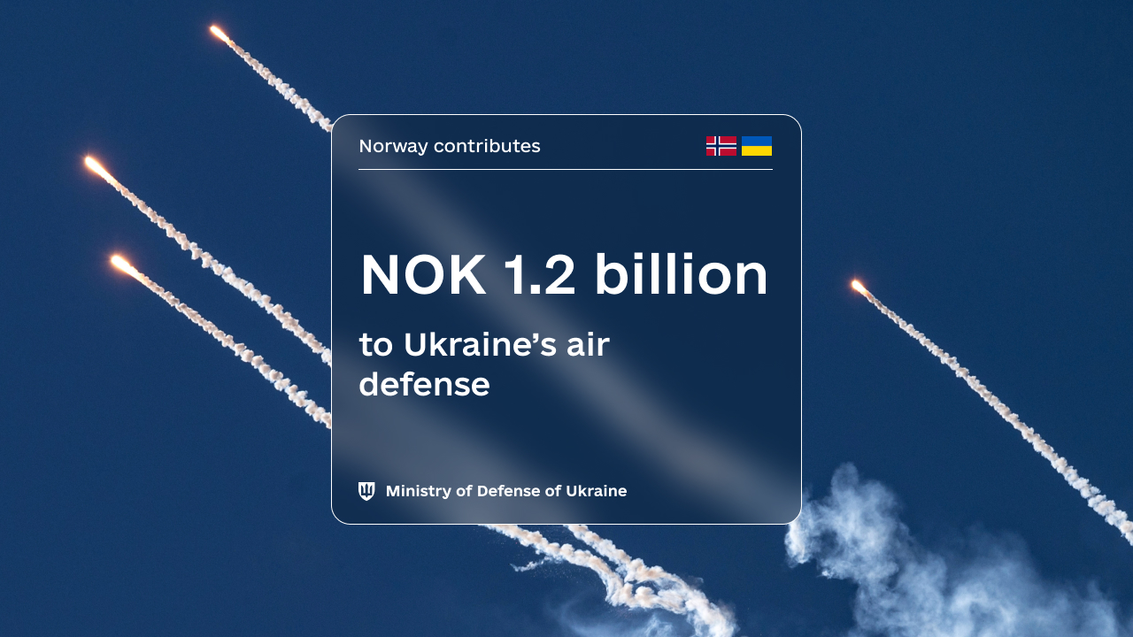 Norway boosts Ukraine’s air defense