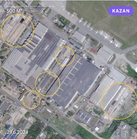 Russia Expands Kazan Aviation Plant, Building New Hangars