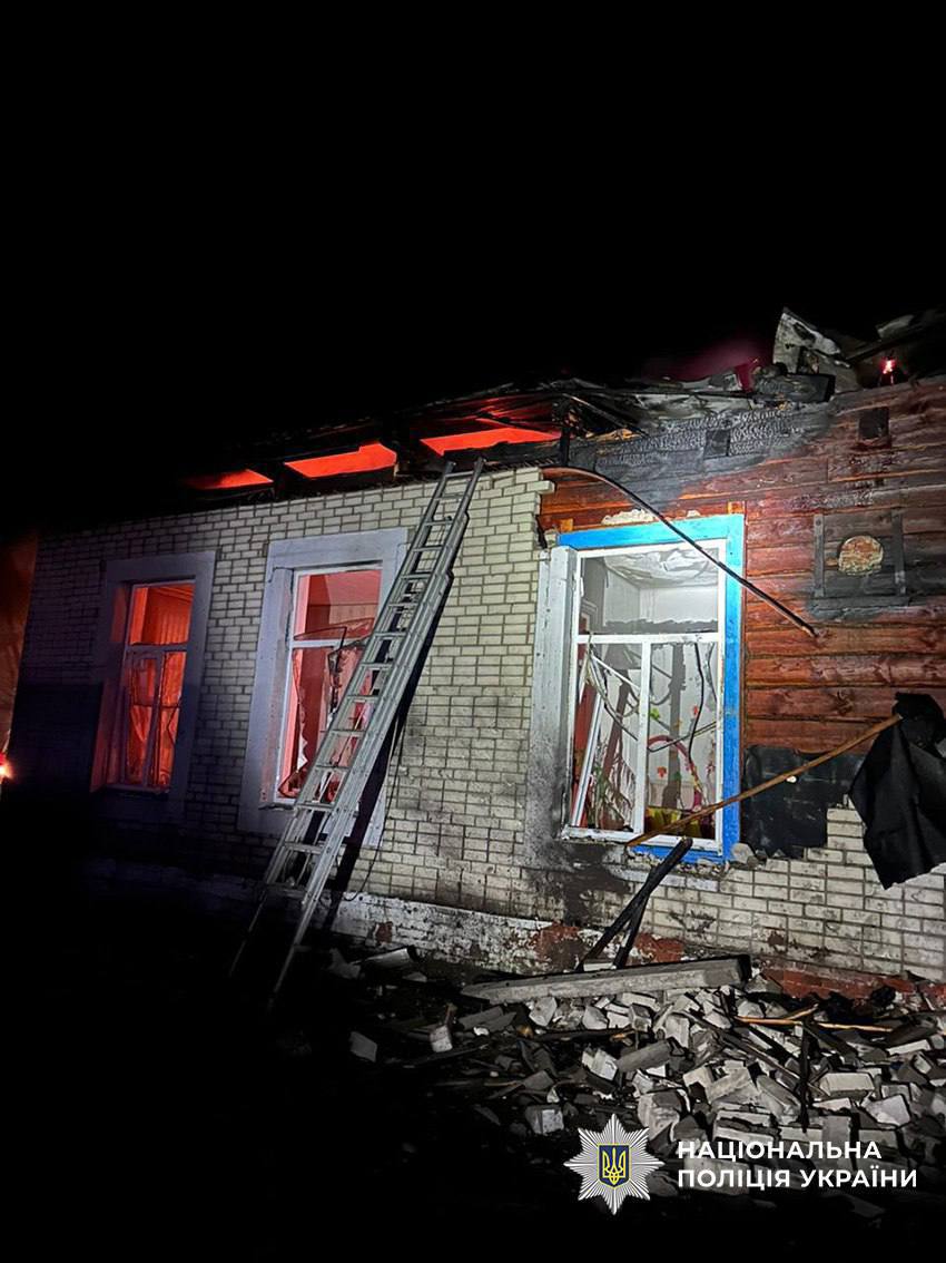 Drone strike damages Koryukivka children’s center