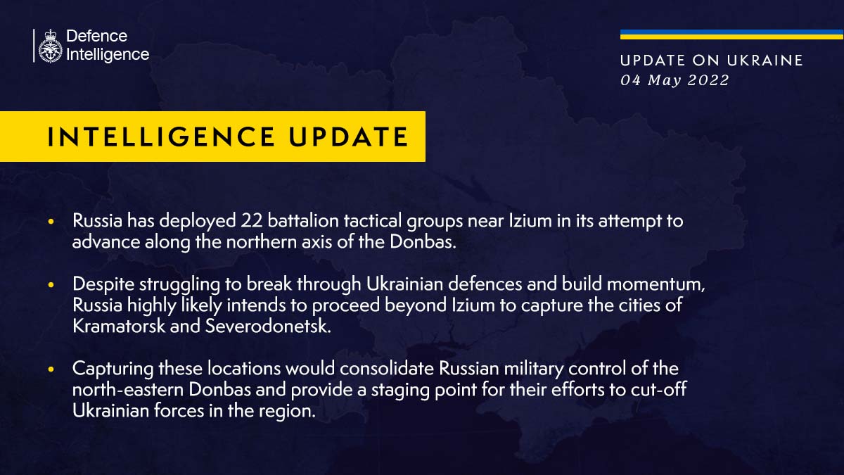 Russia aims to encircle Ukrainian troops via Izyum offensive