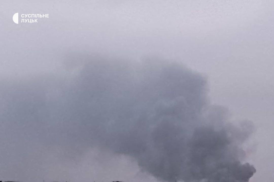 “Shahed” Drone Attack in Lutsk: Businesses and Homes Ignited, Half Drones Downed