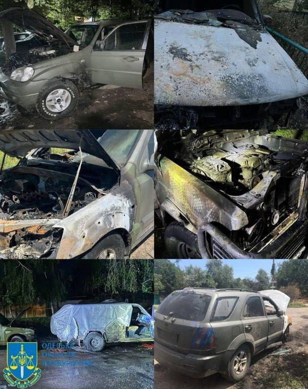 Odessa citizens burned Ukrainian military vehicles for Russia