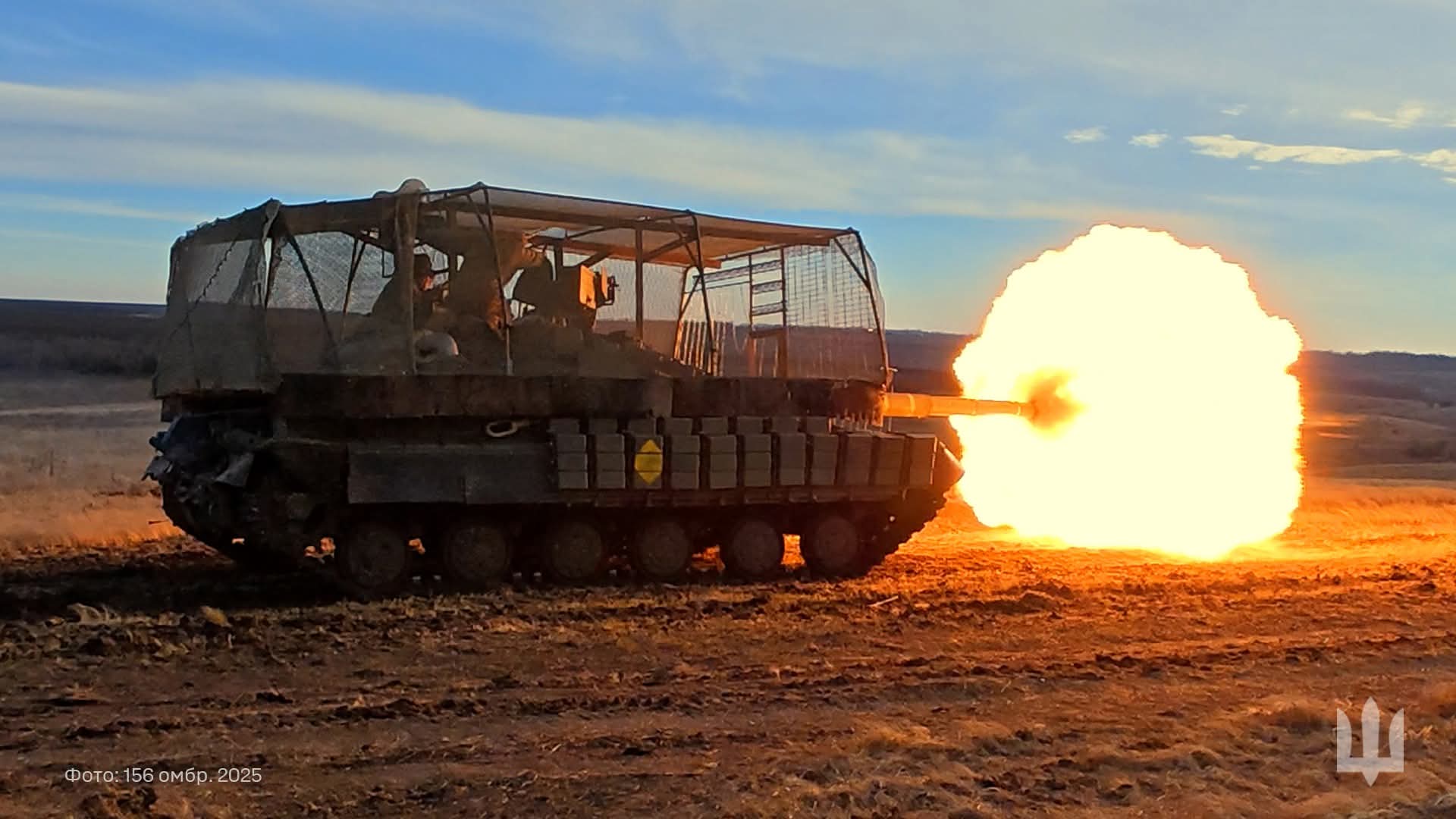 Tankers of the 156th Brigade refine skills at firing