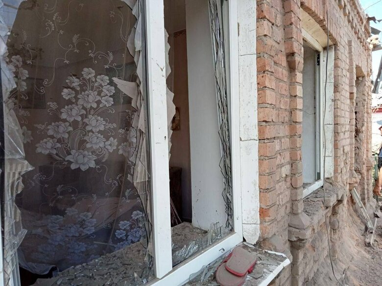 Consequences of the enemy shelling of Orihiv, Zaporizhia region