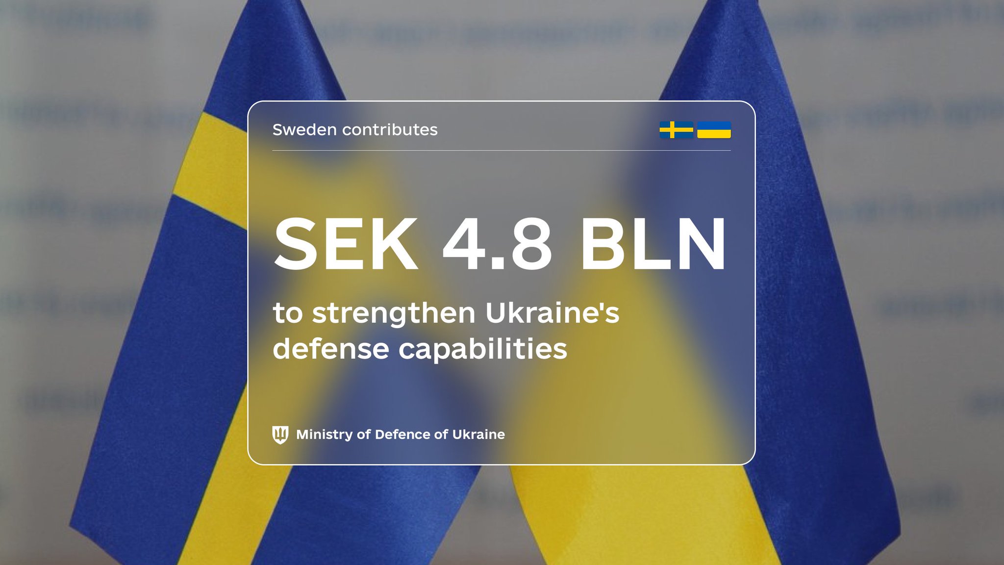 Sweden boosts Ukraine’s defense with $4.8B