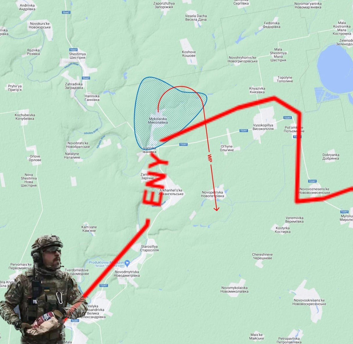 Russian forces panic and flee Mykolayivka in Kherson region after UA offensive success