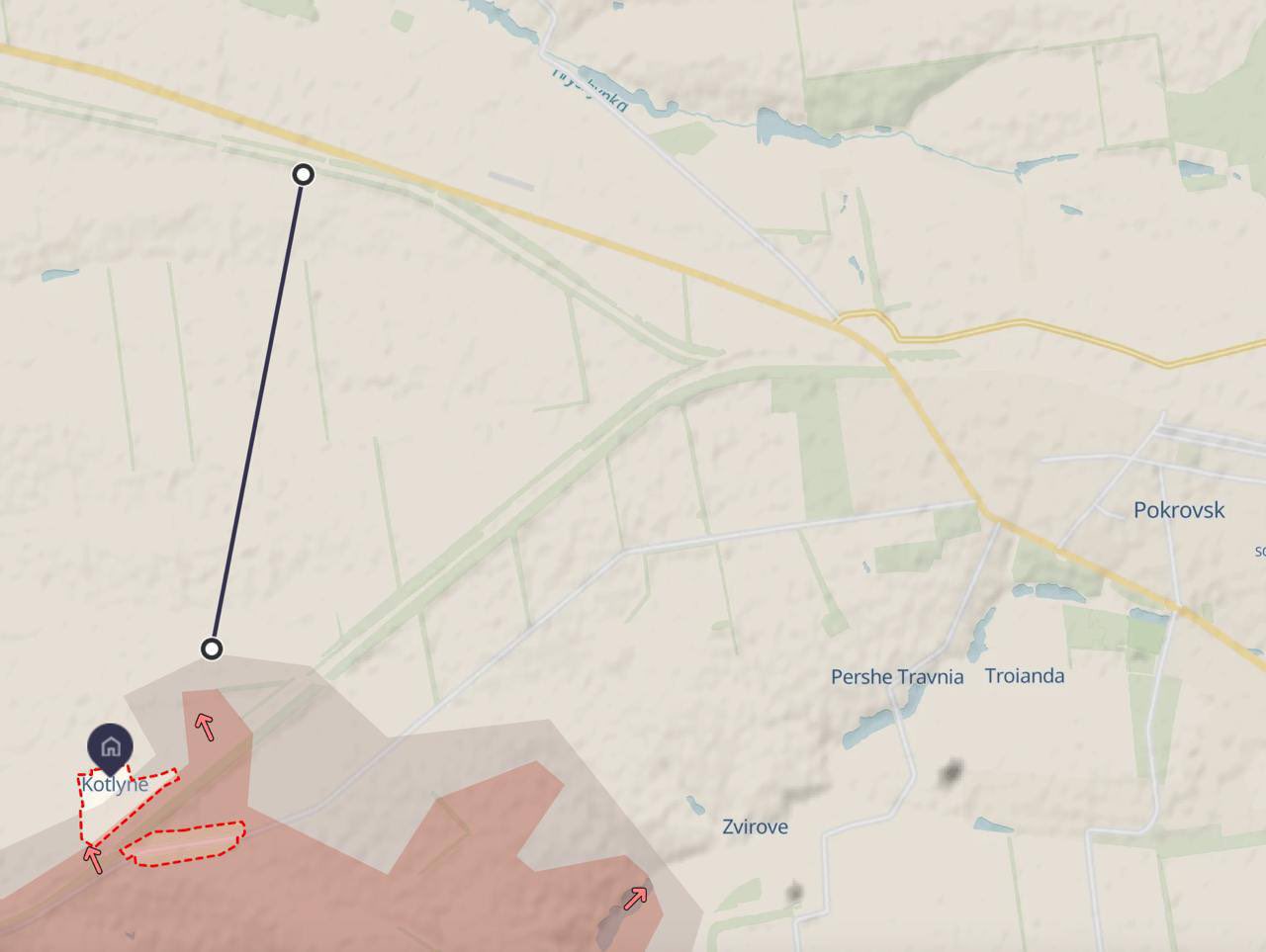 Russian Troops Capture Kotlyno Near Pokrovsk