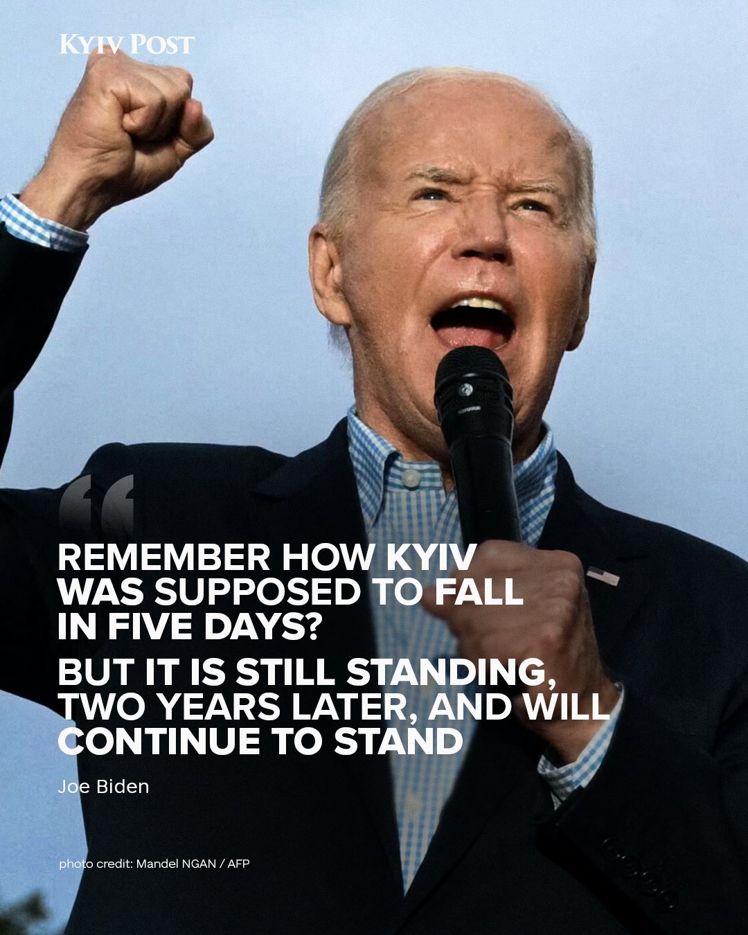 Biden at NATO: Ukraine will prevail, Kyiv still standing