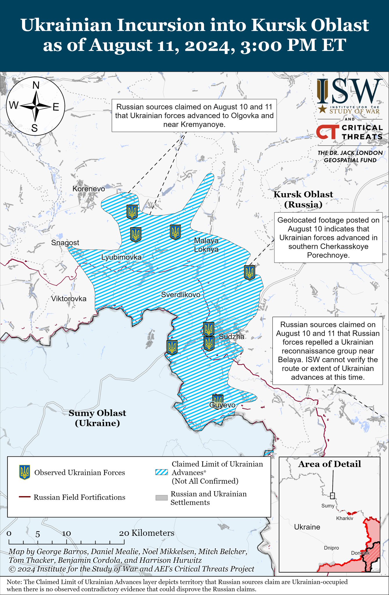 Assessment of Russia’s August 11, 2024 Offensive Campaign