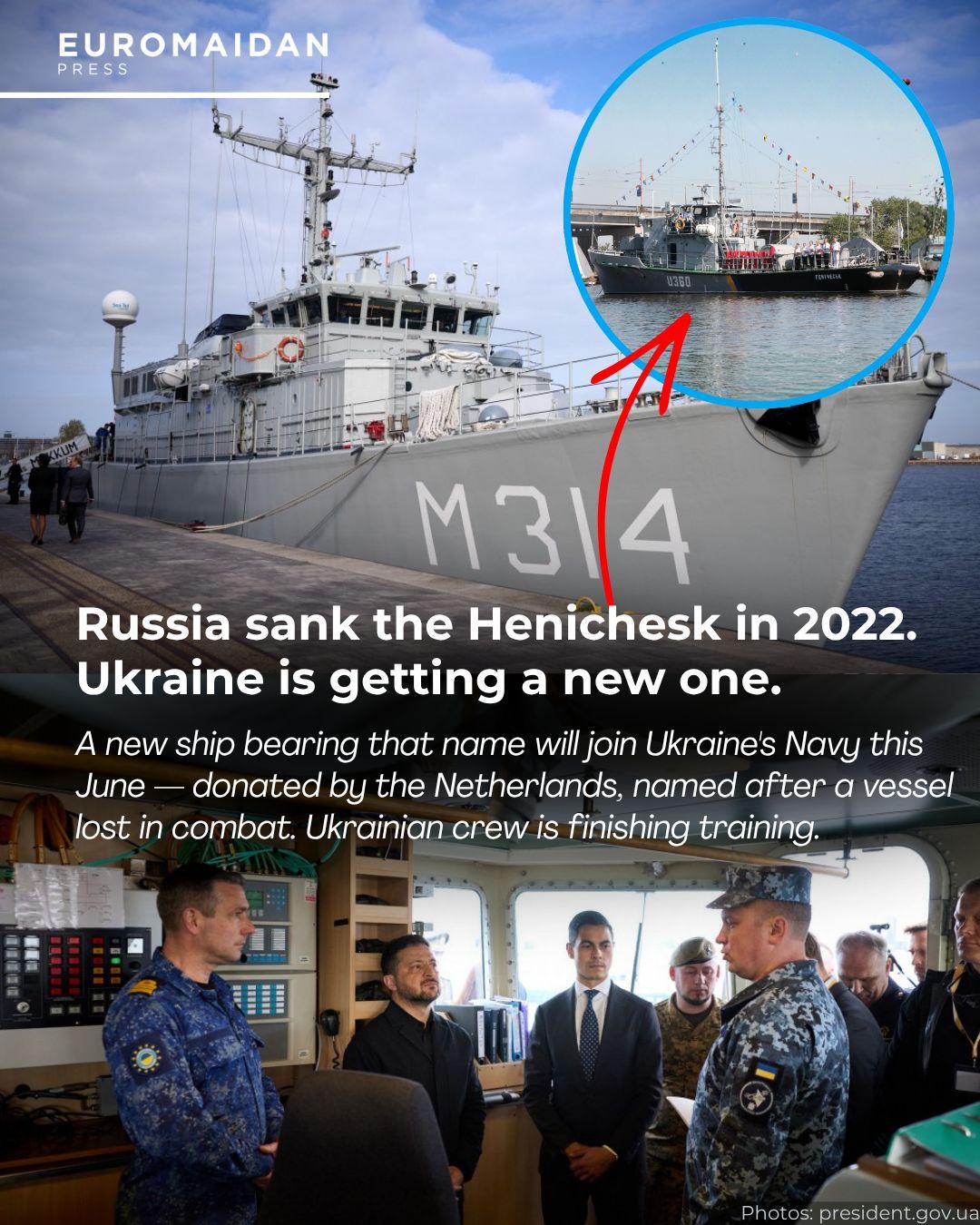Netherlands Transfers Alkmaar-Class Minehunter to Ukraine’s Navy