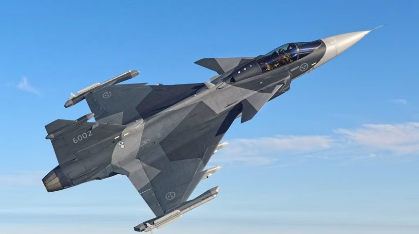 Ukrainian pilots training on Swedish JAS 39 Gripen