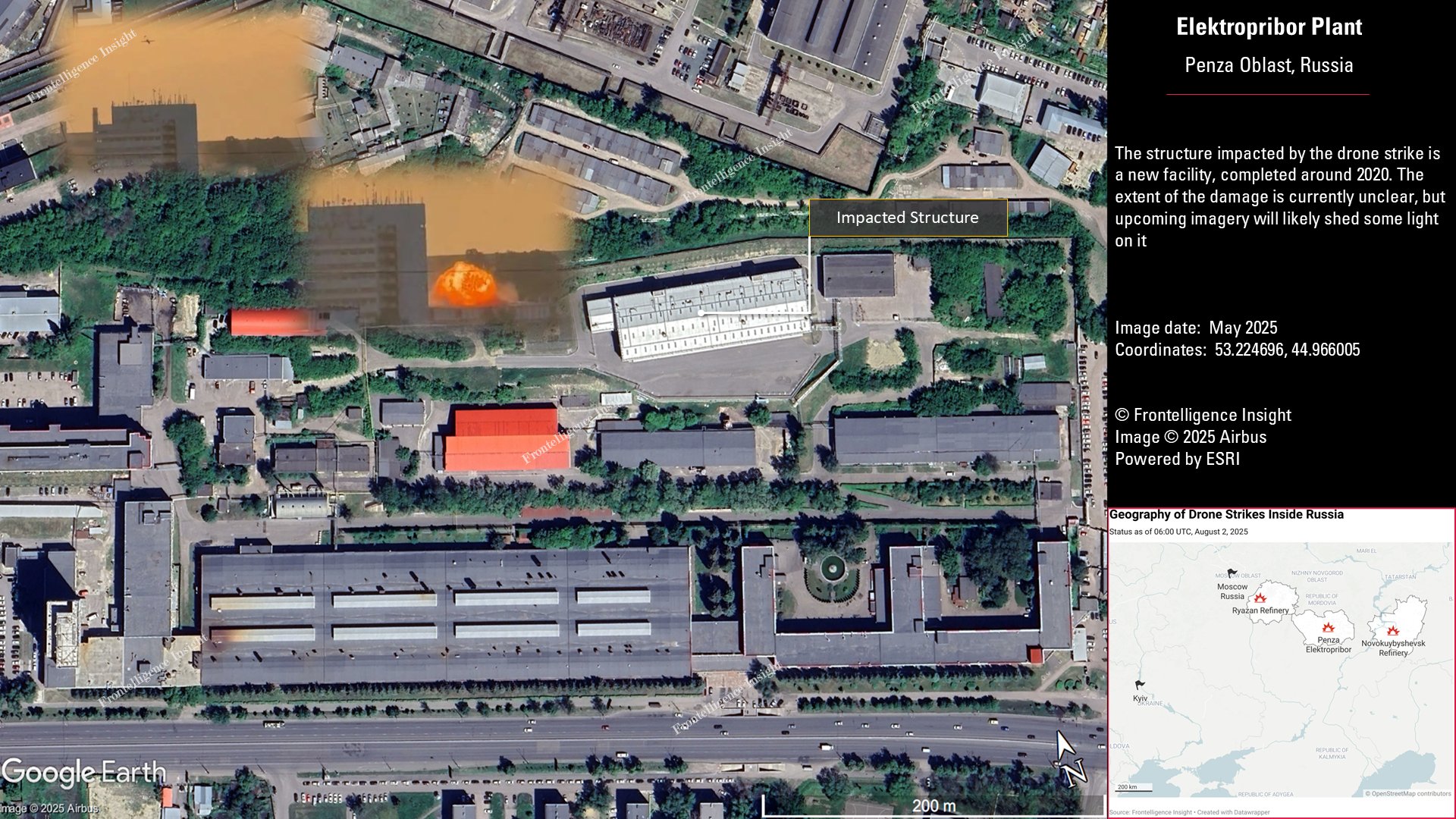 Damage Assessment at Penza Military Plant