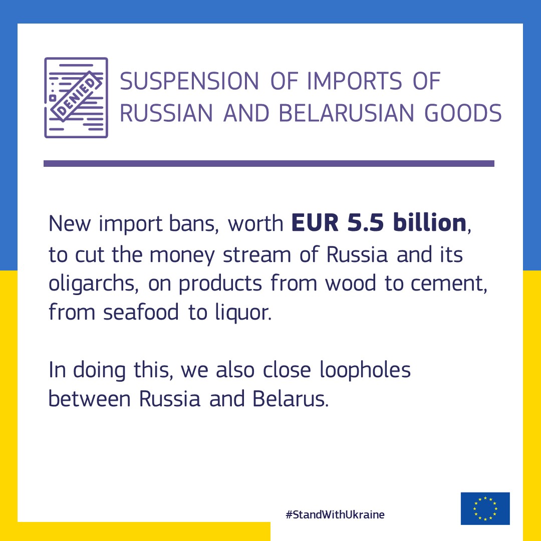 EU imposes further sanctions on Russia due to Ukraine aggression