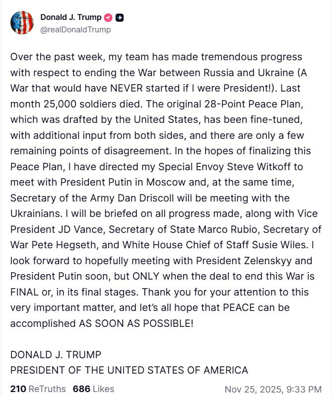 Trump ready to meet Zelensky and Putin only when deal is decisive