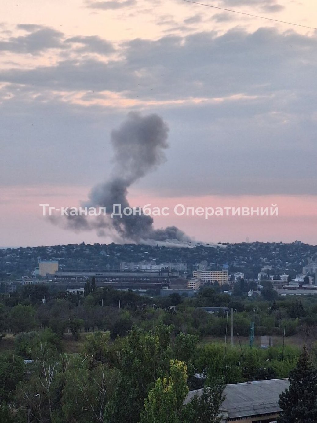 Kramatorsk under Russian airstrike