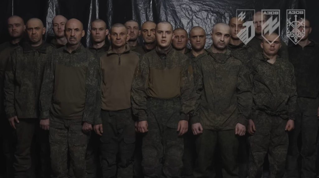 International Battalion of Azov Brigade Captures 18 Russians