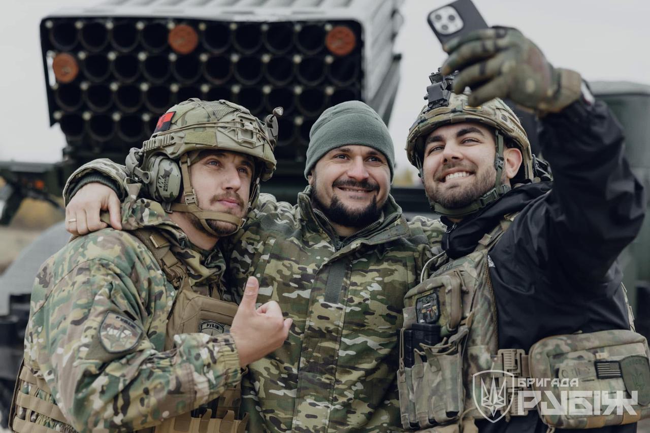 Message of support to Ukraine with Rubizh Brigade