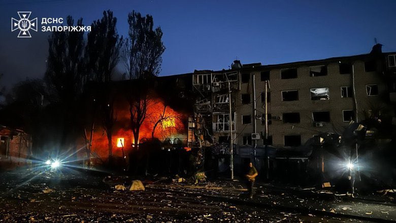 Enemy attacked Zaporizhzhia: one killed, 16 injured, two children among them