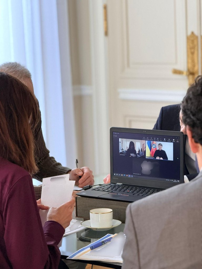 Phone call with Deputy Minister of Defense