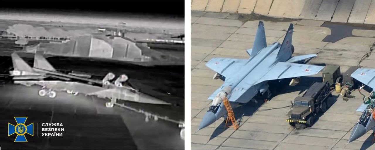 SBU drone strikes hit Russian Belbek airfield in Crimea, damaging MiG-31 and Pantsir-S2