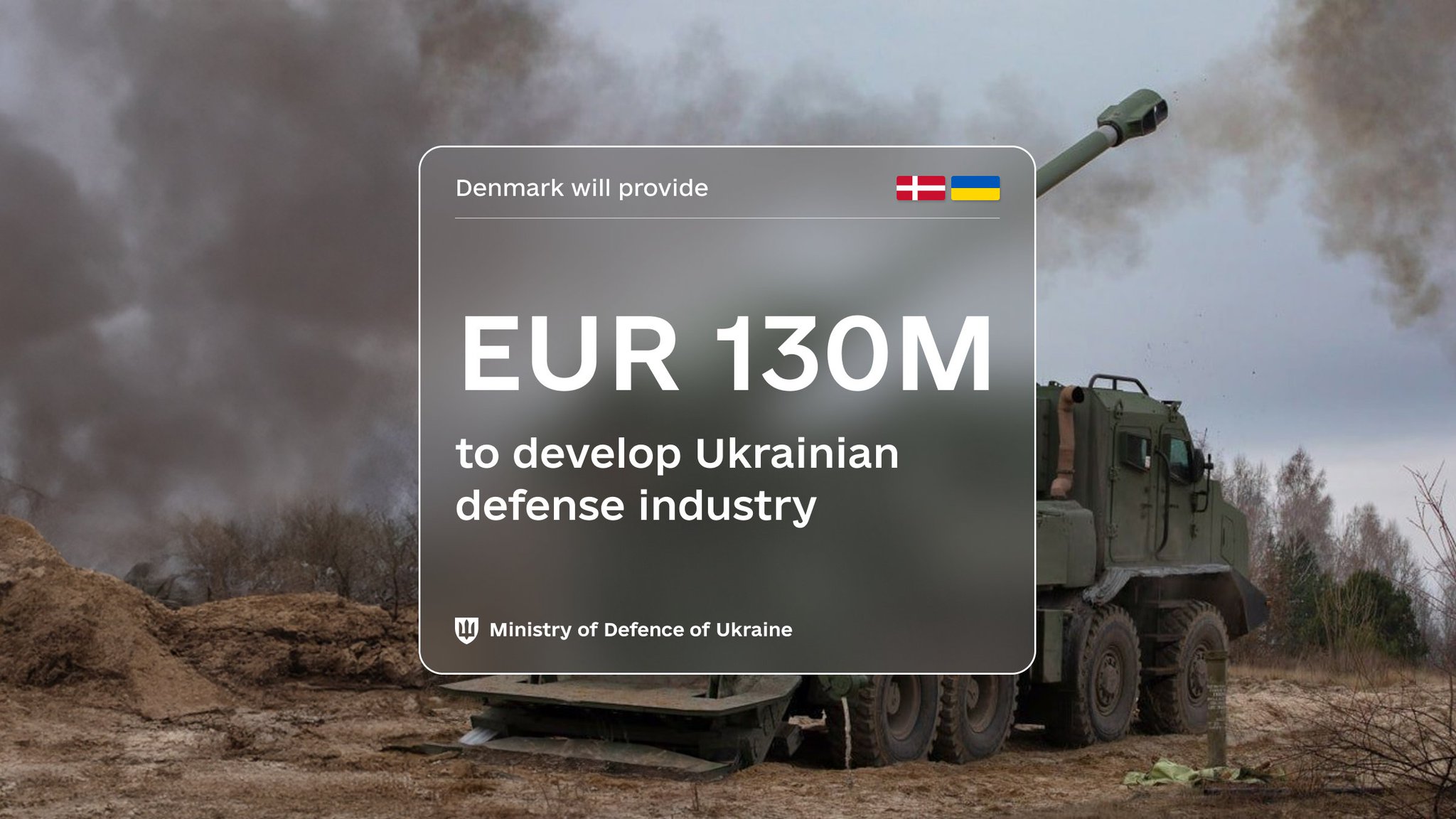 Denmark boosts Ukraine’s defense industry with €130 million for missiles and drones