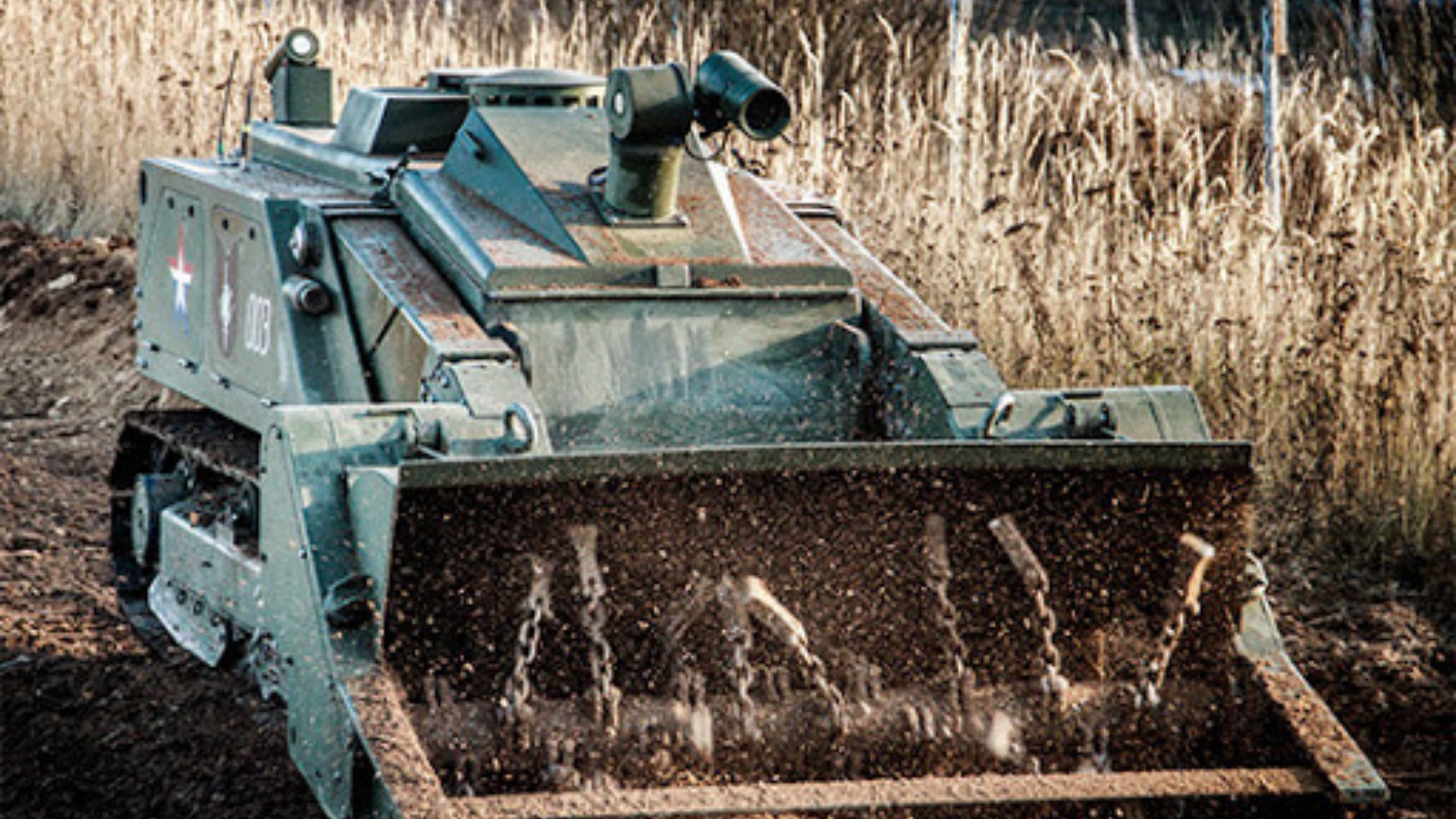 Autonomous vehicles for demining and tactical support