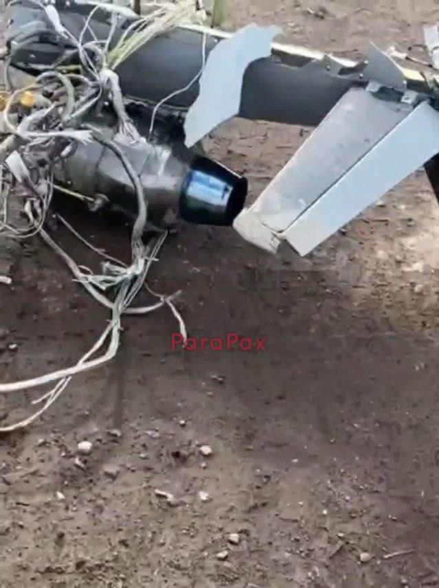 Ukrainian Peklo drone-missile used in Luhansk, targeting Russian base