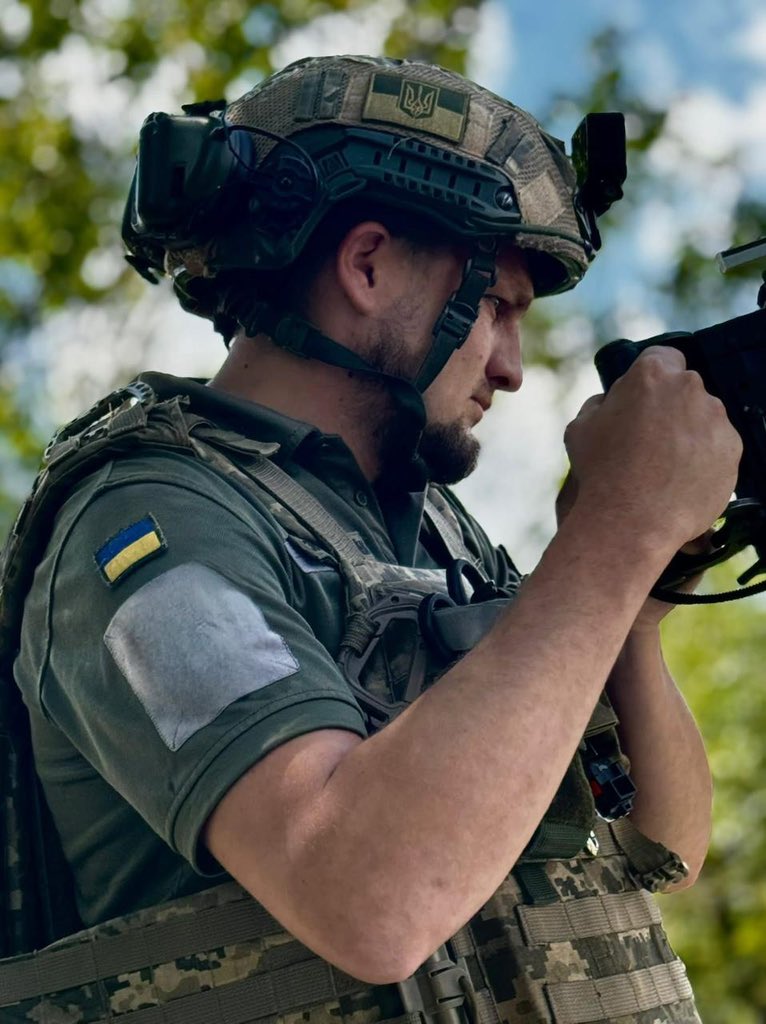Ukrainian soldier defends family and country