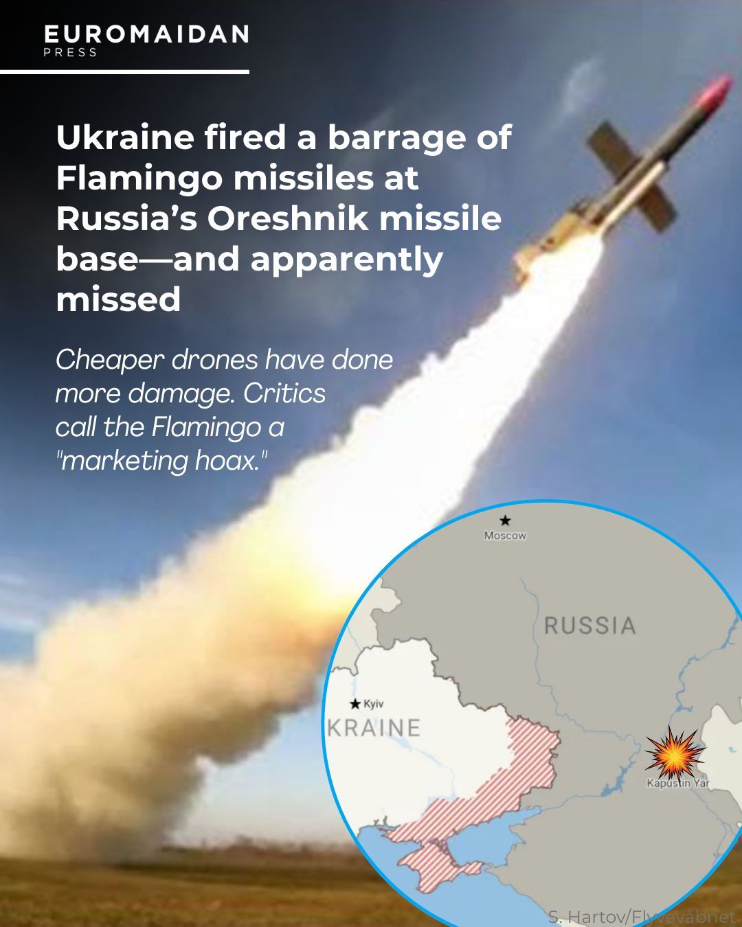 Ukraine strikes Oreshnik base: failure of the missile vs cheap drones