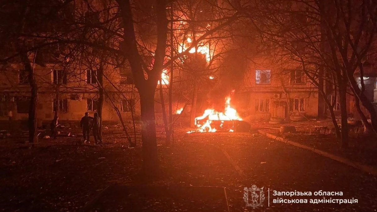 Russian drone attack on Zaporizhzhia causes 19 casualties