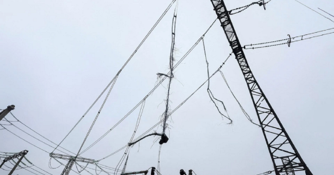 Massive power outage in Mykolaiv