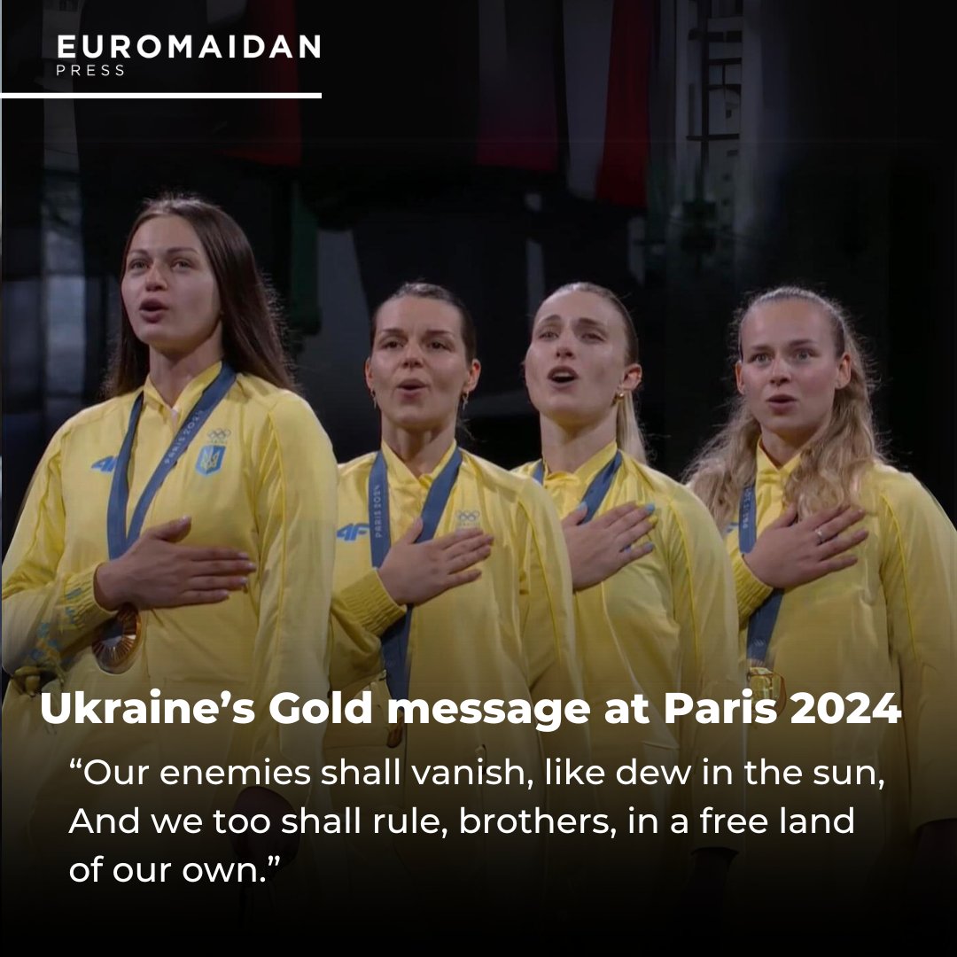 Ukraine’s women’s fencing team wins gold at Paris Olympics