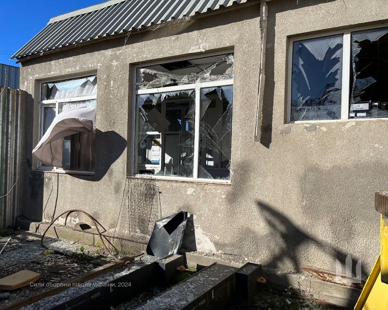 Aftermath of Russian Rocket Attack on Odesa