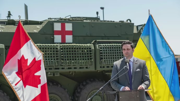 Canada delivers first four armoured combat vehicles to Ukraine