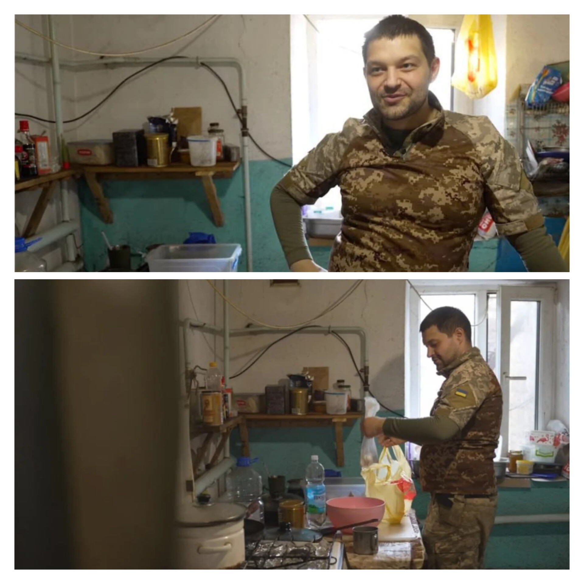 Oleksandr cooks for Ukraine Defense after returning from Sweden
