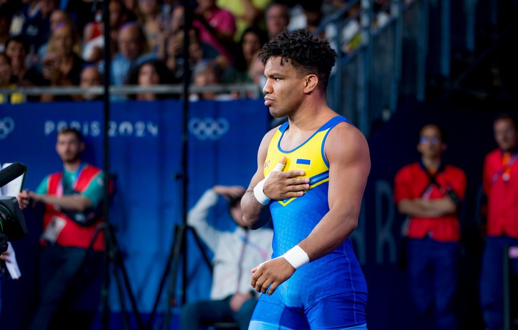Zhan Beleniuk wins bronze for Ukraine in wrestling at the 2024 Olympics