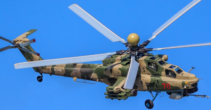 Ukraine intelligence damages Russian Mi-28 and Ka-226 helicopters