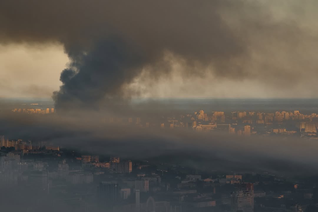 Kyiv aftermath of Russian attack, declared terrorist state