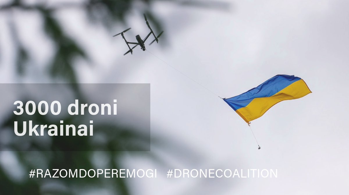 Latvia sends 1,400 drones to Ukraine