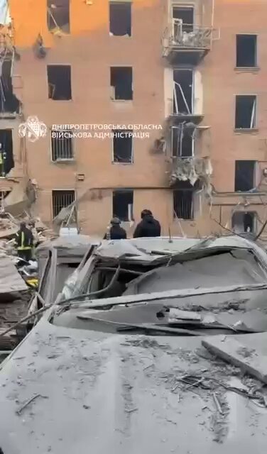 Russian Strike on Dnipro Leaves 14 Victims Including Child