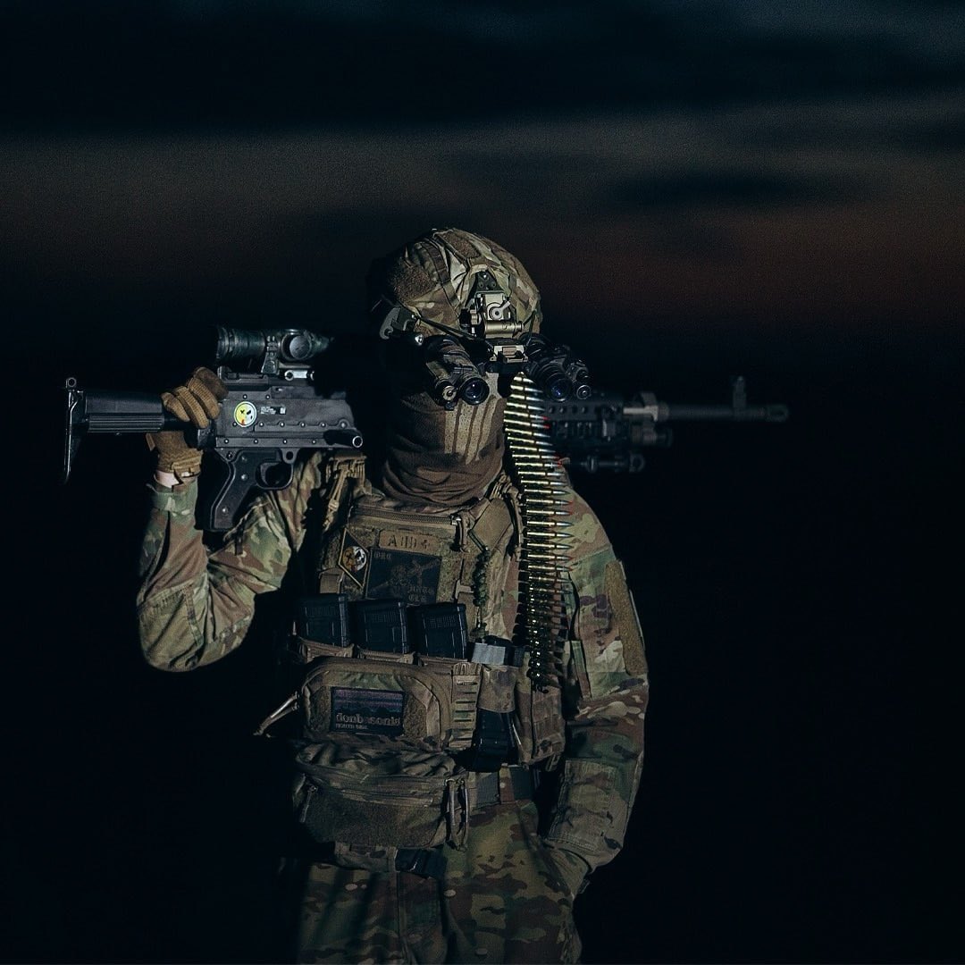 Ukrainian soldier from 73rd SOF Center in April 2024