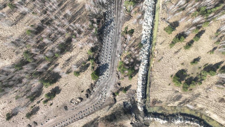 In Kyiv region, work on fortifications continues