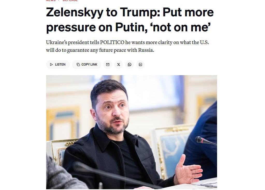 Zelensky urges Trump to pressure Putin