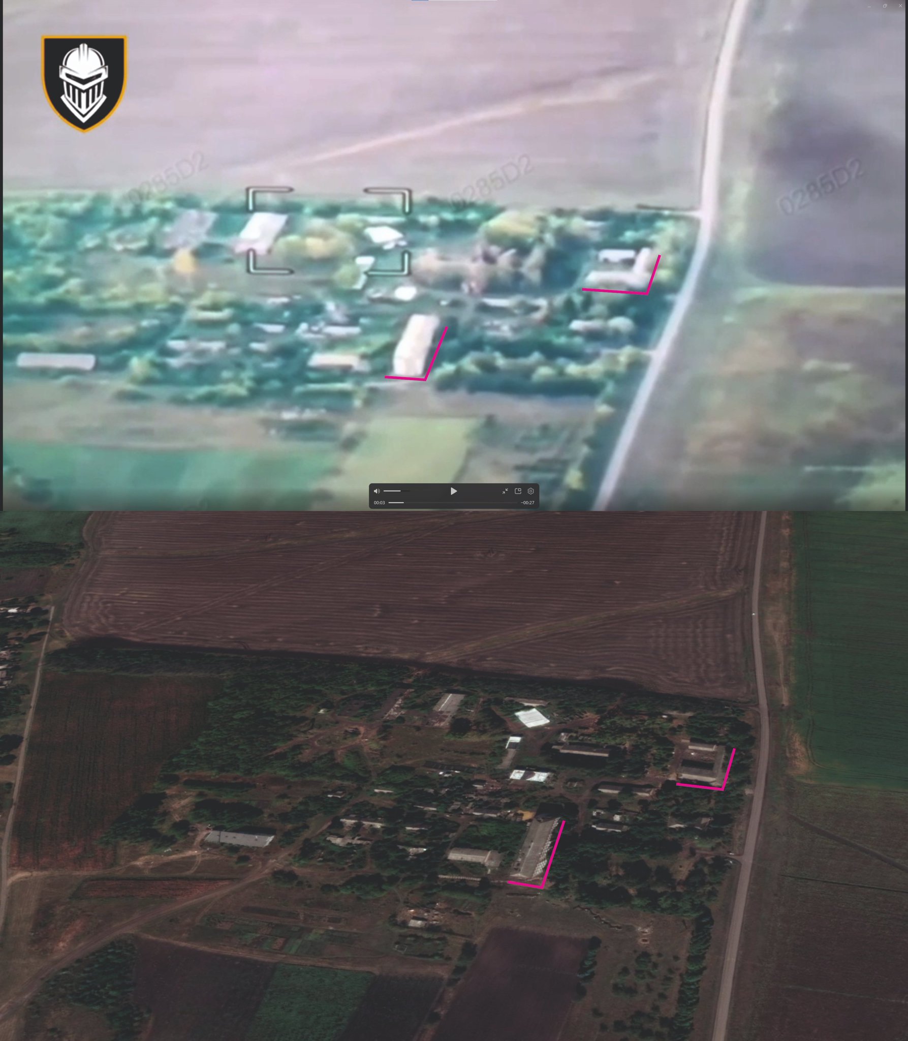 Ukrainian brigade strikes Russian positions in Borki