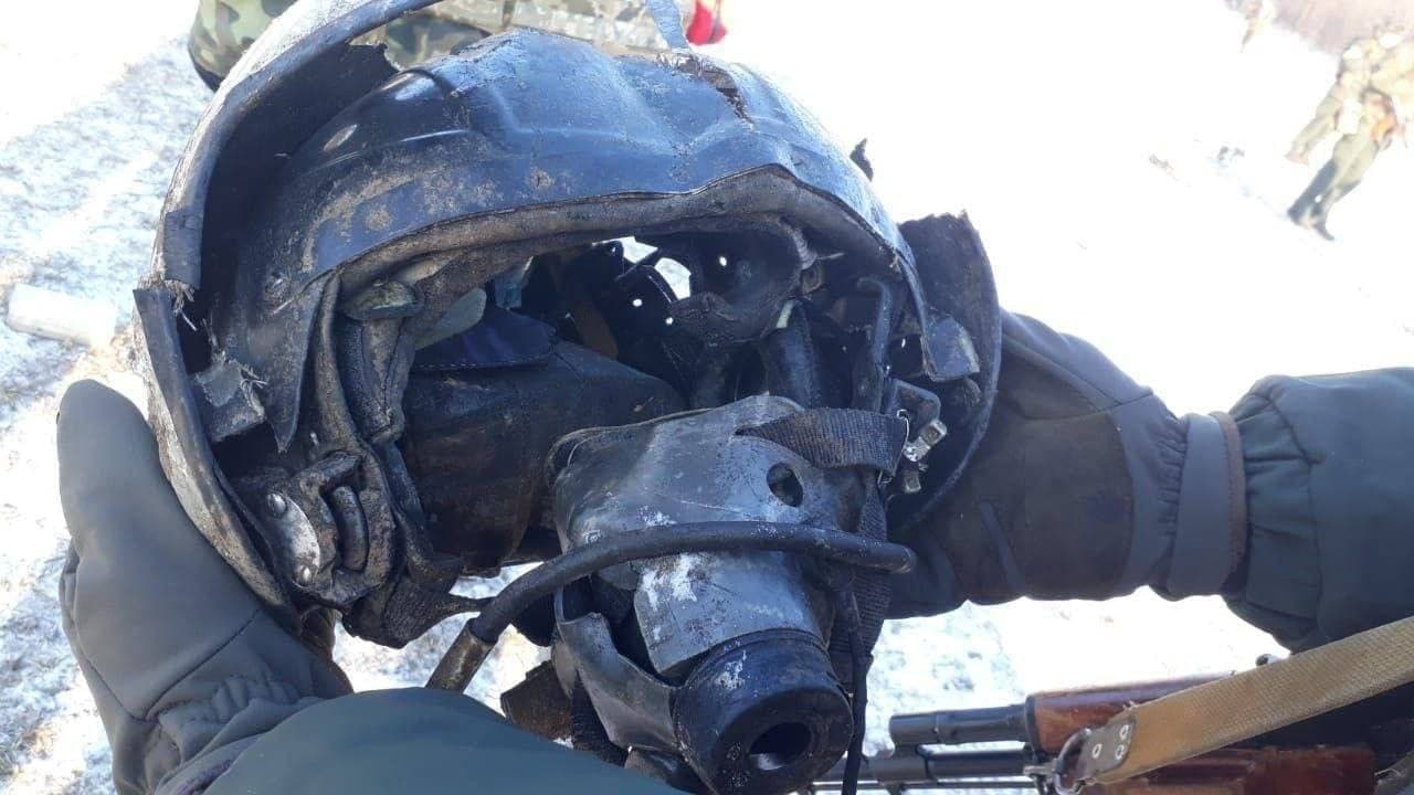 Shot-down Russian pilot burned alive in agony