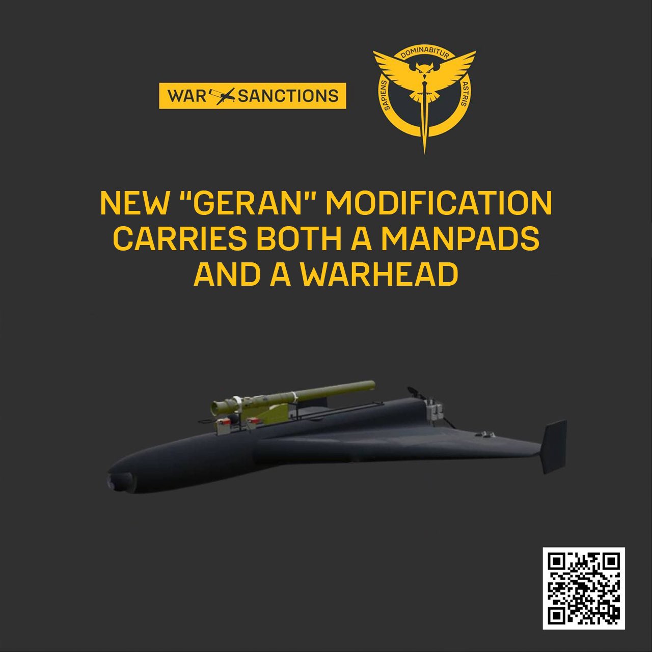 Ukraine’s Intelligence Unveils Geran-2 “E” UAV Design with MANPADS