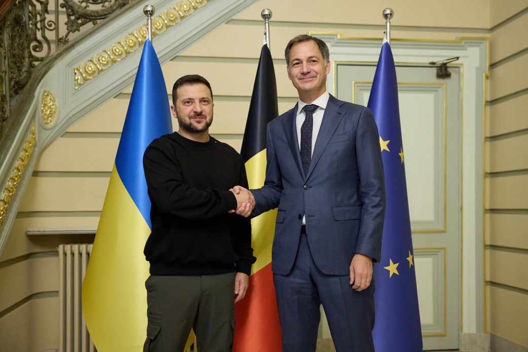 Zelensky to sign security pact in Belgium, visit F-16 airbase
